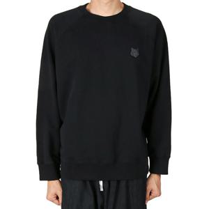 메종키츠네 25FW 남성 폭스헤드 오버사이즈 맨투맨 블랙 PM00306KM0340 P199