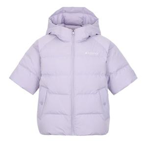 디스커버리패딩 XQD DWDJG8036-LVD 엘리아 RDS 다운 여성 반팔 숏패딩