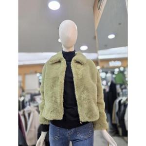 ab.f.z 세이브존05 카라넥 페이크퍼 숏 집업 재킷 lfa1hf04