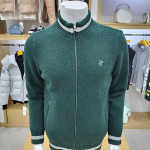 [루이까스텔]남성 배색라인 방풍 풀집업 니트 7MESW001A