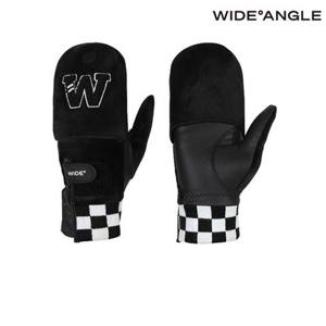 [와이드앵글]   WWW23V03Z1  WG 투웨이 벙어리 양손장갑 (Black)