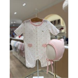 M밍크뮤D 26SS (PH)하트리오셀SET우주복 모자보넷세트 (3637004108)