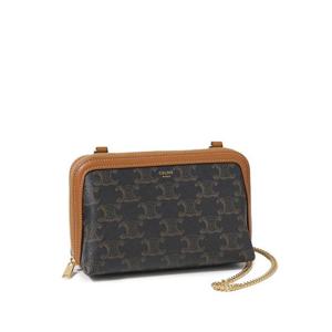 셀린느 체인 클러치 숄더백 미니백 탄 10E382CBX 04LU