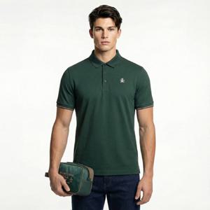 [먼싱웨어]남성 시그니처 폴로 티셔츠 다크그린 MR121MTS13