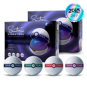 세인트나인 뉴 시그니처 퍼팅트랙 3피스 골프공 2더즌 (24구) _V