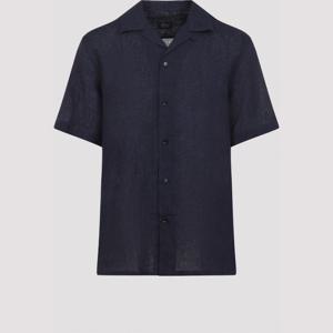 브리오니 리넨 캠프 칼라 쿠반 셔츠 SCFR0L P9111 4100