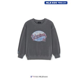 [MLB키즈US] (7AMTB0261-50GRD) 스트릿 피그먼트 맨투맨 아동맨투맨 키즈맨투맨