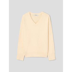 (356151WM2E) [에잇세컨즈] 소프트터치 브이넥 긴팔 풀오버  옐로우