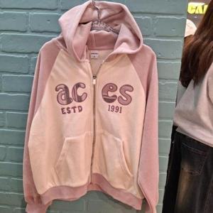 애플핑크 HC35 벨로아골지 체크 아플리케 APF9U702