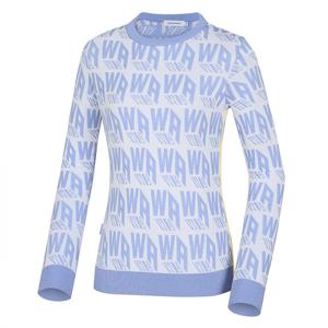 [와이드앵글] 여성 CO 모노그램 라운드 풀오버 WWP24K72B8