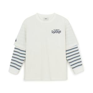 MLB키즈 스트릿 베이직 레이어드 긴팔티셔츠 (7ATSB026107IVS)