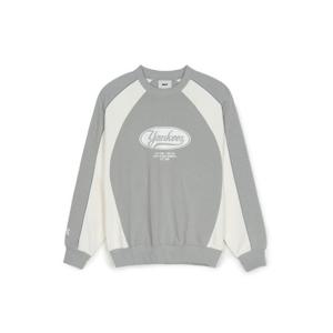 MLB긴팔티 GQC 3AMTV0251-50GRL 바시티 스포티브 컬러블록 레터링 맨투맨 뉴욕양키스