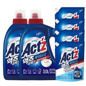 [피죤] 액츠 퍼펙트 베이킹소다 액체 세탁세제 2.2L x 4+3.5L x 2