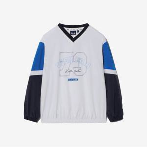 [휠라 키즈]블록코어 우븐 맨투맨 (FK2WTH1502M_WHI)