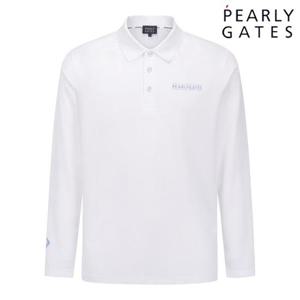 파리게이츠 (511F1TO201) 남성 배색 로고 PK 카라 긴팔 티셔츠