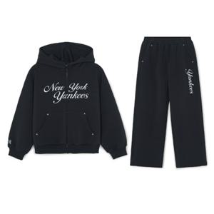 MLB 키즈 스트릿 걸즈 후드집업 세트(7FS2B0661-50BKS)