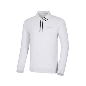 [와이드앵글]남성 TO 로고 메쉬조직 폴로 스웨터 WMP24K32C1