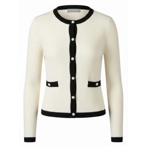 [예쎄][예쎄] 슬림 포켓장식 배색 니트 가디건(S6SCD002A)