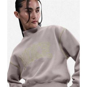나이키 NIKE 스포츠웨어 플리스 모크넥 스웻셔츠 W - 칼리지 그레이 IM7491-009 2477483