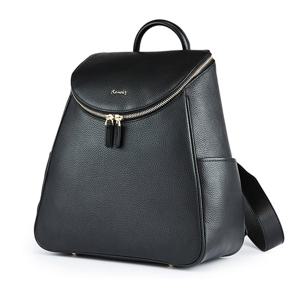 [금강제화(여성)]금강 르느와르 여성 라운드 지퍼 엠보 백팩 BAGSH2400WRENF1 블랙
