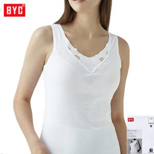 BYC환타쟈 모티브레이스 민소매여런닝1매 BYT5818