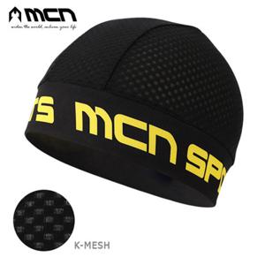 MCN/엠씨엔 K메쉬 스컬캡 블랙옐로우 자전거모자 헬멧속모자