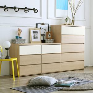 아르메 콤비 서랍장 세트(1200 빅와이드3단 + 와이드 5단)