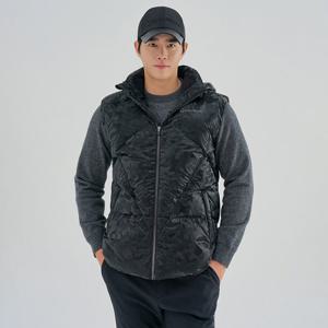 [공식]테일러메이드 남성 후드 구스 다운 베스트 TMDVM4204-199