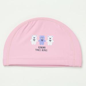 [레노마수영복]아동공용 곰돌이 폴리텍스 수영모자RC2C018