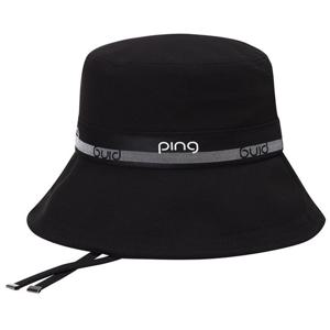 [핑골프][양말증정]여성 로고 테잎 버킷햇 121D3CP054_BK