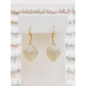 볼라레 세이브존01 샌딩 12mm 볼륨 하트볼 자동 원터치 귀걸이 gpe1116