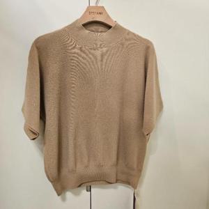 스테파니 HC07 가오리 반폴라 니트 A24SW4303