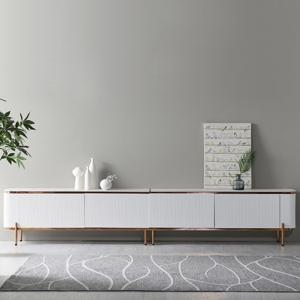 로프턴 템바보드 로즈골드 포세린 세라믹 3000 거실장