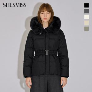 [쉬즈미스] 폭스퍼 벨티드 덕다운 점퍼_SSDJPO42030