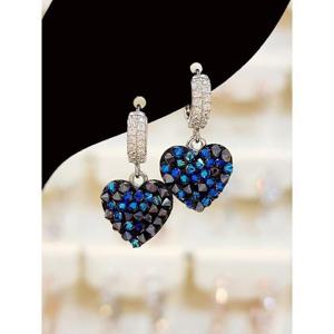 볼라레 세이브존03 볼라레 블루글라스비드하트 원터치귀걸이 AGSSS1680A