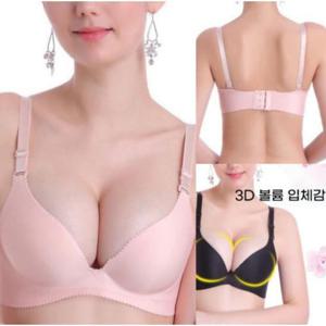 뽕브라 브라렛 볼륨업 노와이어 무봉제 심리스 밀착