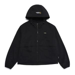 내셔널지오그래픽N251WFT980 여성 시그너스 우븐 후드 바람막이 CARBON BLACK