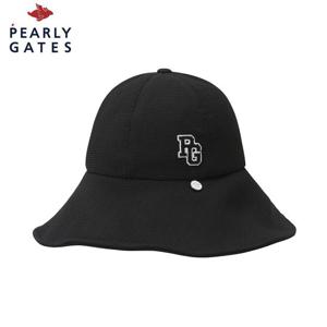 [파리게이츠] 여성 스마일 참 로고 패치 버킷햇