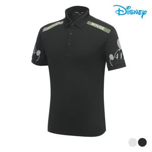 [디즈니골프]남성 슬리브 아트웍 반팔 카라 티셔츠 DO2MTS030