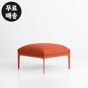 뷰즈 패브릭 스툴 보조 소파 스툴 모듈형(오렌지)