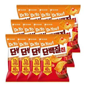 오리온 닥터유 단백질칩 칠리살사맛 60g x12개