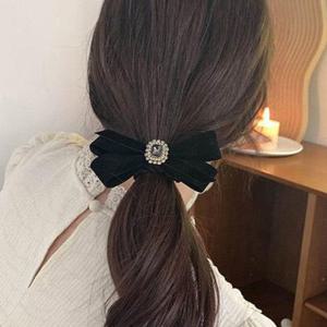 벨뱃 큐빅 장식 헤어 머리끈 URD-186