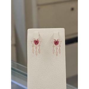 미라클 세이브존03 미라클  루비하트 귀걸이 AGgssf08A