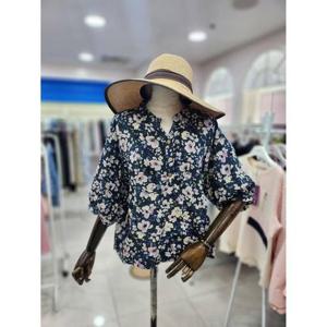 스테파니 세이브존08 채송화 차이나 7부 셔츠 A25SH5601