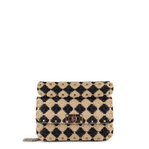 Valentino Garavani 락스터드 폴드오버 탑 숄더백 6W2B0123QUN EX9 TP934917833