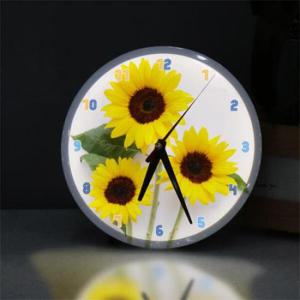 아트박스/꾸밈 ng491-LED시계액자25R_내가사랑하는해바라기
