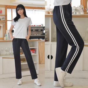 아트박스/두두 교복몰 네이비 화이트라인 생활복 하의(여자)