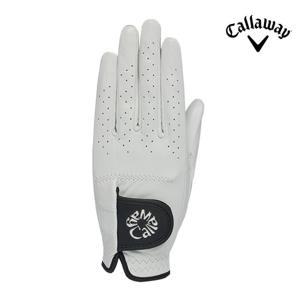 캘러웨이 로맨틱 플라워 여성용 양손 양피 골프장갑 화이트/블랙