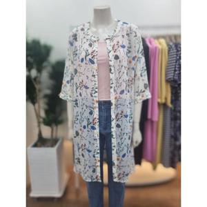 아니베 F 세이브존06 꽃무늬프린트 롱 블라우스 A34WBL9J11