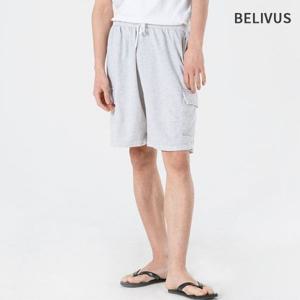 빌리버스 남성 밴딩 반바지 면 여름 카고 팬츠 BDM245